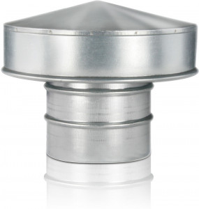 Spiralfalz-Dachhaube DN 125