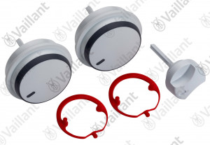 VAILLANT Knopf weiß, Set a 3 St. VC/VCW 194, 95-245/4-5, VSC 126-246/2-C 0020037662