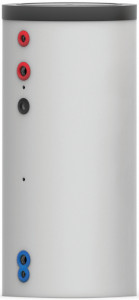 AUSTRIA EMAIL / DITECH Wärmepumpenspeicher silber 400 L mit Isolierung, Heizfläche 4.9 qm 074515, A26778