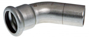 XPress Edelstahl 304 Bogen 54 mm 45° I/A XPress Edelstahl 304 Bogen 54 mm 45° I/A