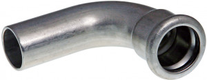 XPress Edelstahl 304 Bogen 76,1 mm 90° I/A