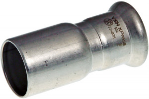 XPress Edelstahl 304 Reduziernippel 108 x 88,9 mm