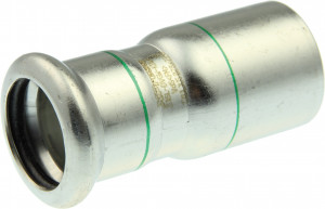 XPress Edelstahl Reduziernippel 76,1 mm x 54 mm Modell XPS 243