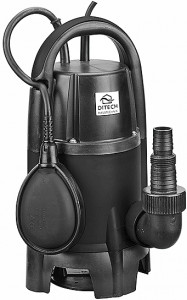 DITECH / HOMA Tauchmotorpumpe mit Mantelkühlung und Schwimmerschalter DT3901