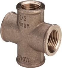 Viega Rotguss Kreuzstück 1/2" Nr. 3180