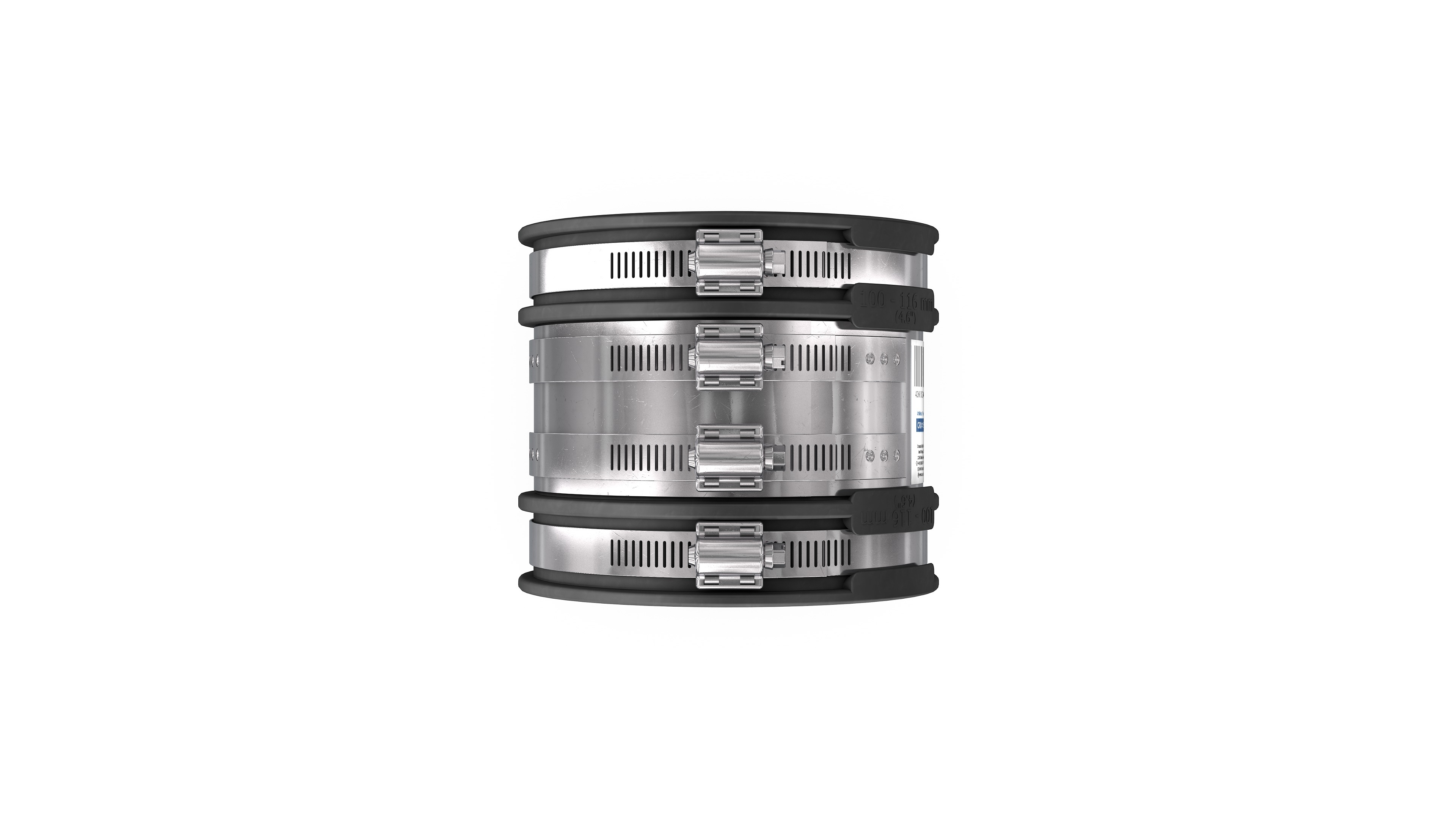 Adaptateur De Tuyau Crassus CRA14037 - Type 2B, Pour Connexion De Tuyaux D'évacuation, EPDM/V2A